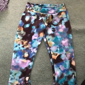 Watercolor Crop workout legging